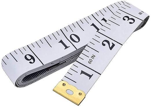Soft Tape Measure Double Scale Body Sewing Flexible Ruler for Weight Loss
