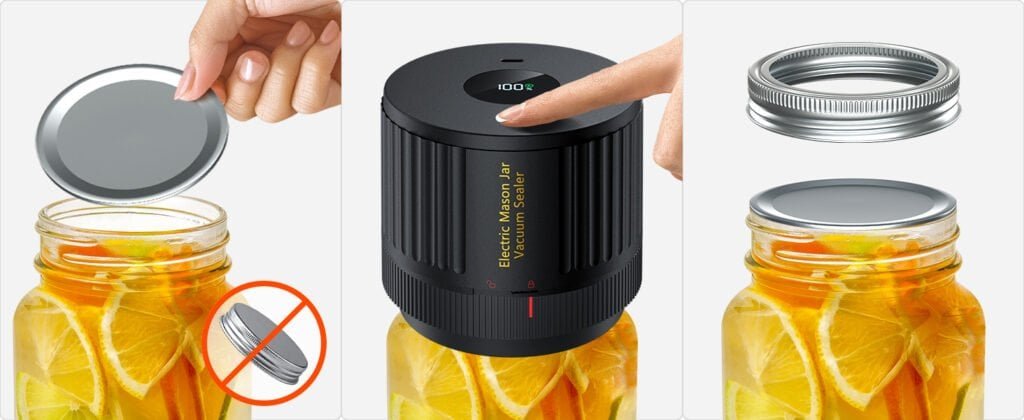 Electric Mason Jar Vacuum Sealer