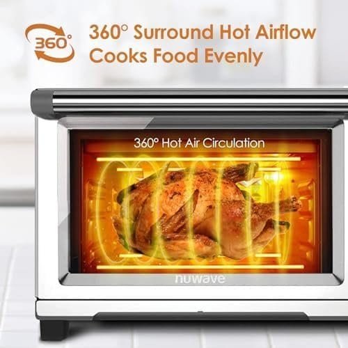 360° Hot Air Circulation for Even Cooking – USA Tech Deals.