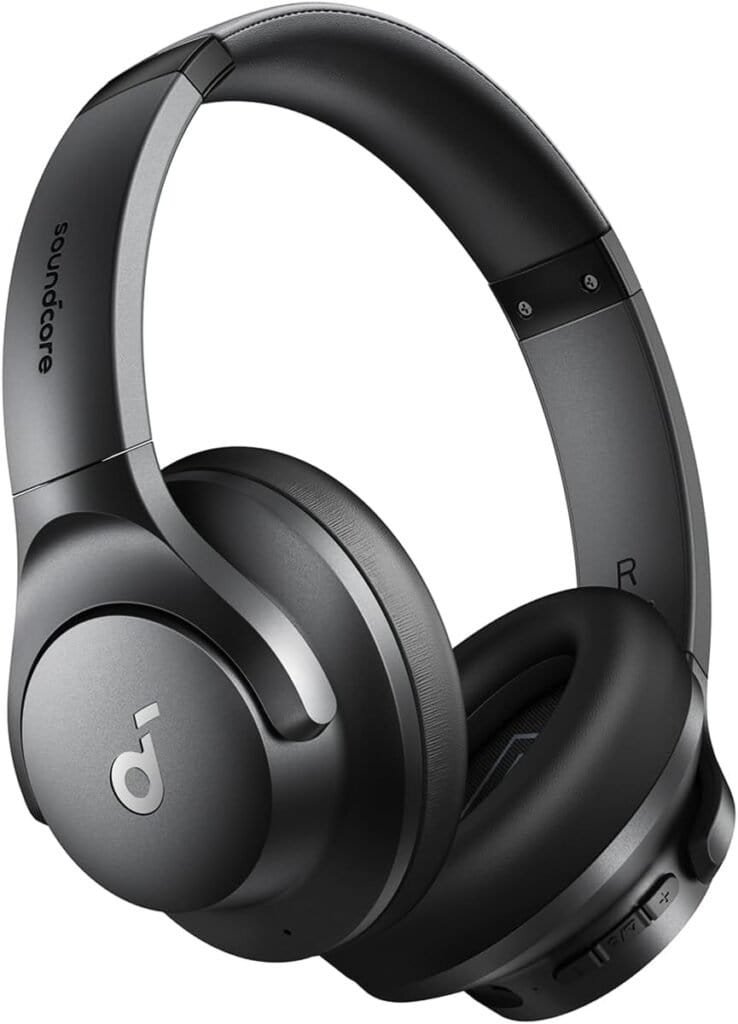 Wireless noise-canceling over-ear headphones, Black, comfortable, high-quality audio, USA Tech Deals.