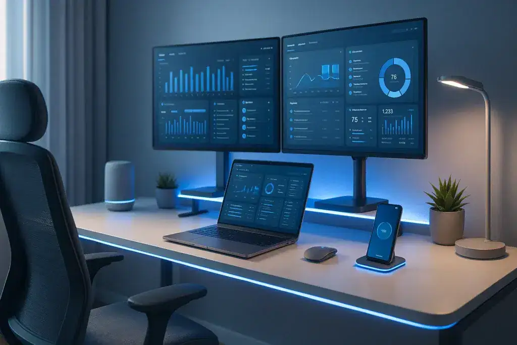 home office tech setup