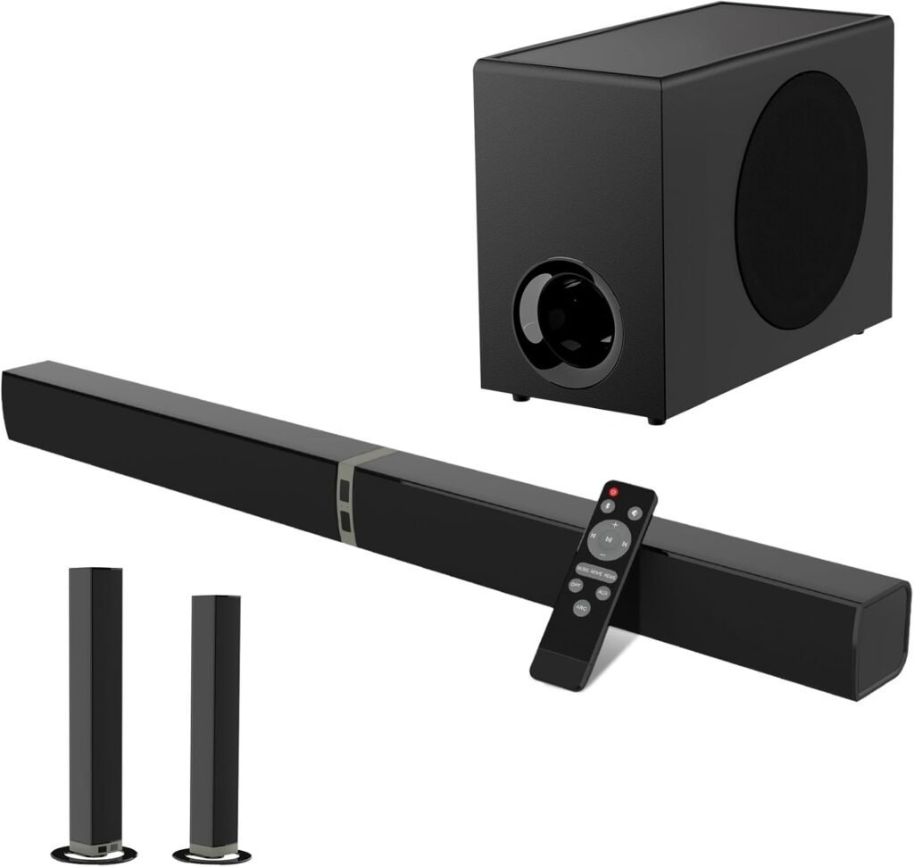 MZEIBO Sound Bar with Subwoofer