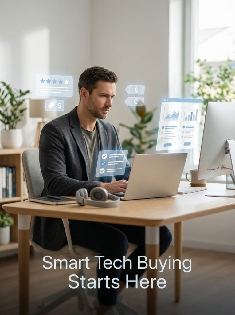 Tech buying guides for choosing the best gadgets and home office setup