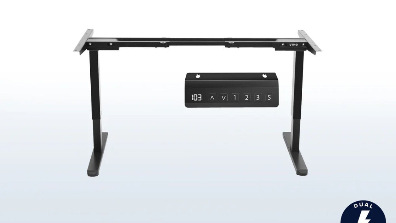 VIVO dual motor electric standing desk under $400 US-based brand for home office remote workers