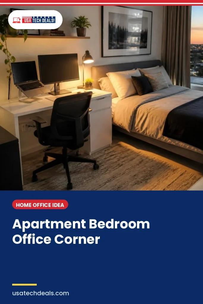Apartment Bedroom Office Corner | USA Tech Deals